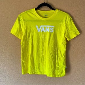 Vans Kids Classic Yellow & White T-Shirt - Size X-Large (16)